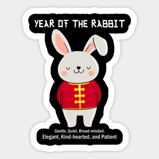 Year Of The Rabbit 2023 Zodiac Happy Chinese New Year 2023 Sticker